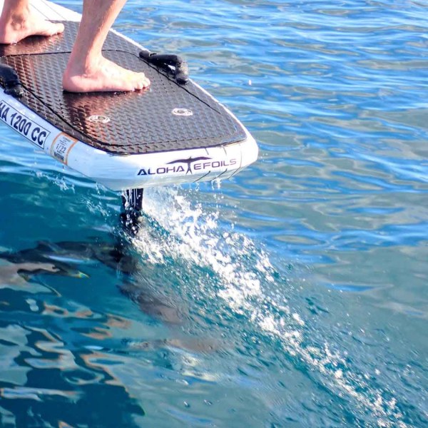 a man in a pool of water